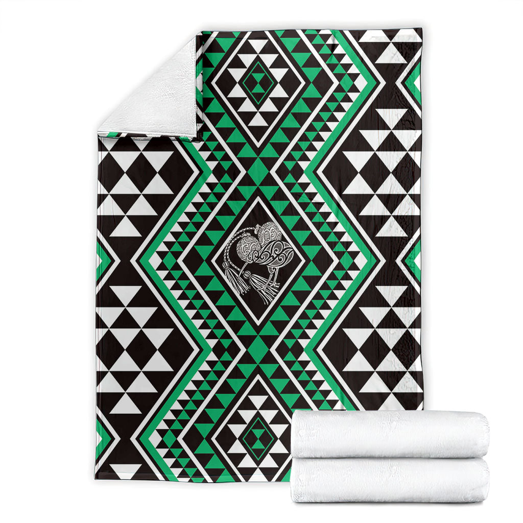 New Zealand Kakariki Taniko Motifs Blanket Maori Poi Dance Costume Inspired