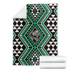 New Zealand Kakariki Taniko Motifs Blanket Maori Poi Dance Costume Inspired