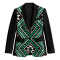 New Zealand Kakariki Taniko Motifs Blazer Maori Poi Dance Costume Inspired
