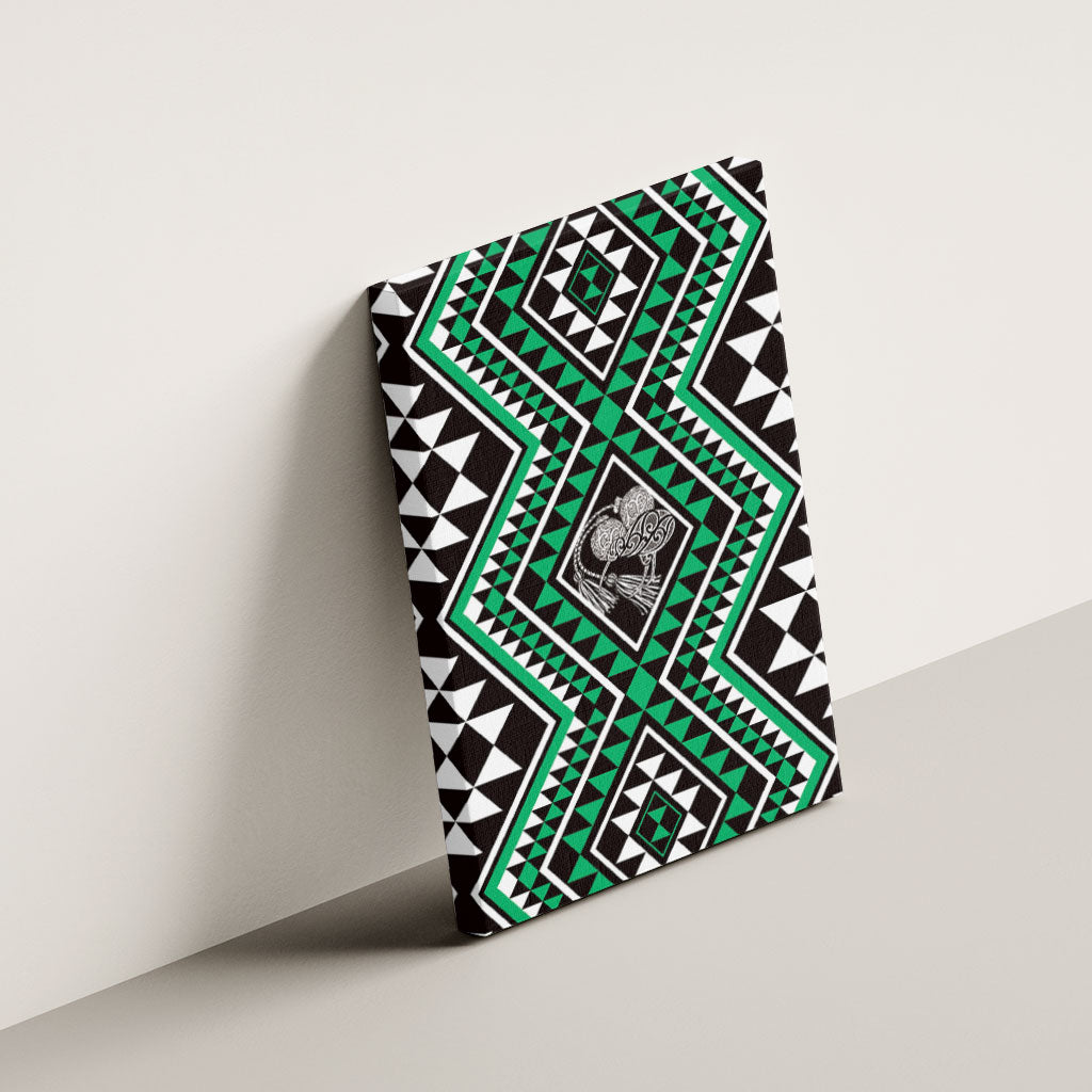 New Zealand Kakariki Taniko Motifs Canvas Wall Art Maori Poi Dance Costume Inspired