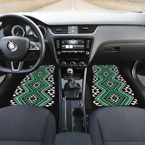 New Zealand Kakariki Taniko Motifs Car Mats Maori Poi Dance Costume Inspired