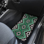 New Zealand Kakariki Taniko Motifs Car Mats Maori Poi Dance Costume Inspired