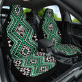 New Zealand Kakariki Taniko Motifs Car Seat Cover Maori Poi Dance Costume Inspired
