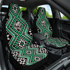 New Zealand Kakariki Taniko Motifs Car Seat Cover Maori Poi Dance Costume Inspired