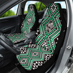 New Zealand Kakariki Taniko Motifs Car Seat Cover Maori Poi Dance Costume Inspired