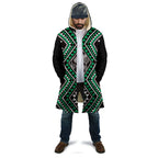 New Zealand Kakariki Taniko Motifs Cloak Maori Poi Dance Costume Inspired
