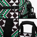 New Zealand Kakariki Taniko Motifs Duffle Bag Maori Poi Dance Costume Inspired