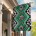 New Zealand Kakariki Taniko Motifs Garden Flag Maori Poi Dance Costume Inspired