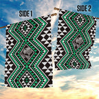 New Zealand Kakariki Taniko Motifs Garden Flag Maori Poi Dance Costume Inspired