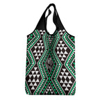 New Zealand Kakariki Taniko Motifs Grocery Bag Maori Poi Dance Costume Inspired