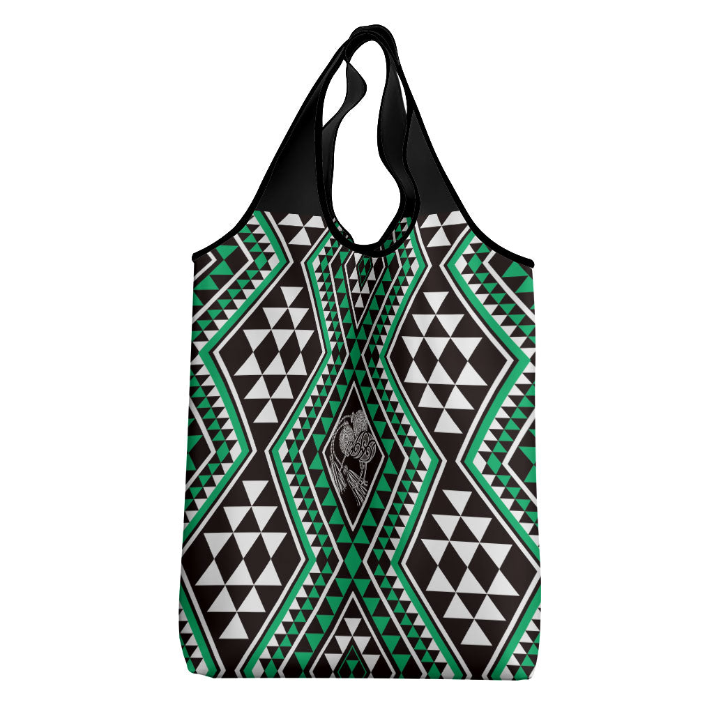 New Zealand Kakariki Taniko Motifs Grocery Bag Maori Poi Dance Costume Inspired