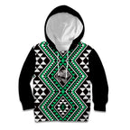 New Zealand Kakariki Taniko Motifs Kid Hoodie Maori Poi Dance Costume Inspired