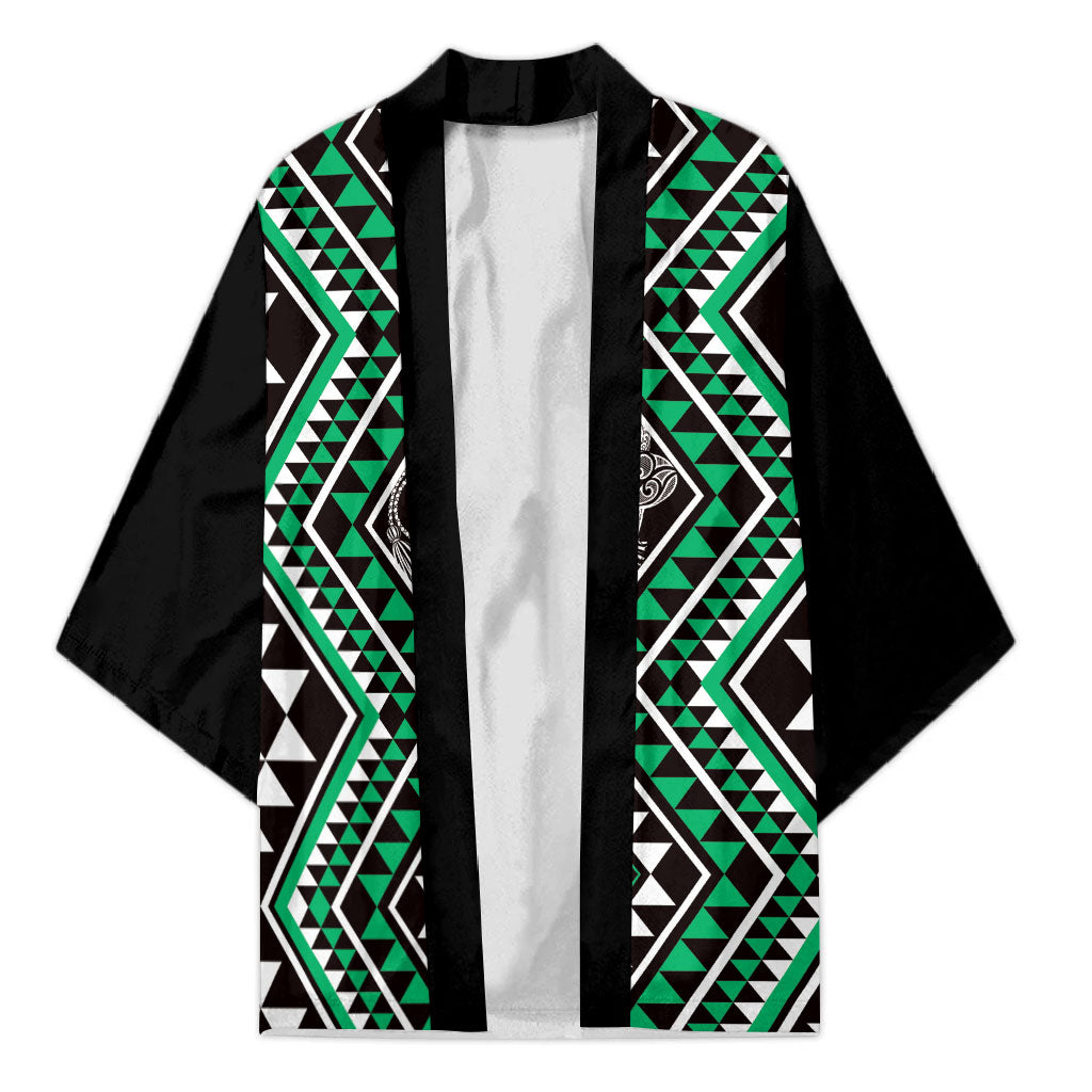 New Zealand Kakariki Taniko Motifs Kimono Maori Poi Dance Costume Inspired