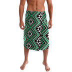 New Zealand Kakariki Taniko Motifs Lavalava Maori Poi Dance Costume Inspired