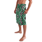 New Zealand Kakariki Taniko Motifs Lavalava Maori Poi Dance Costume Inspired