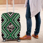 New Zealand Kakariki Taniko Motifs Luggage Cover Maori Poi Dance Costume Inspired