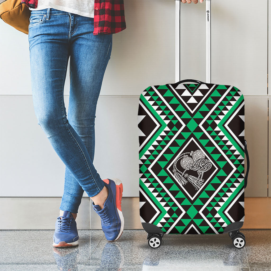 New Zealand Kakariki Taniko Motifs Luggage Cover Maori Poi Dance Costume Inspired