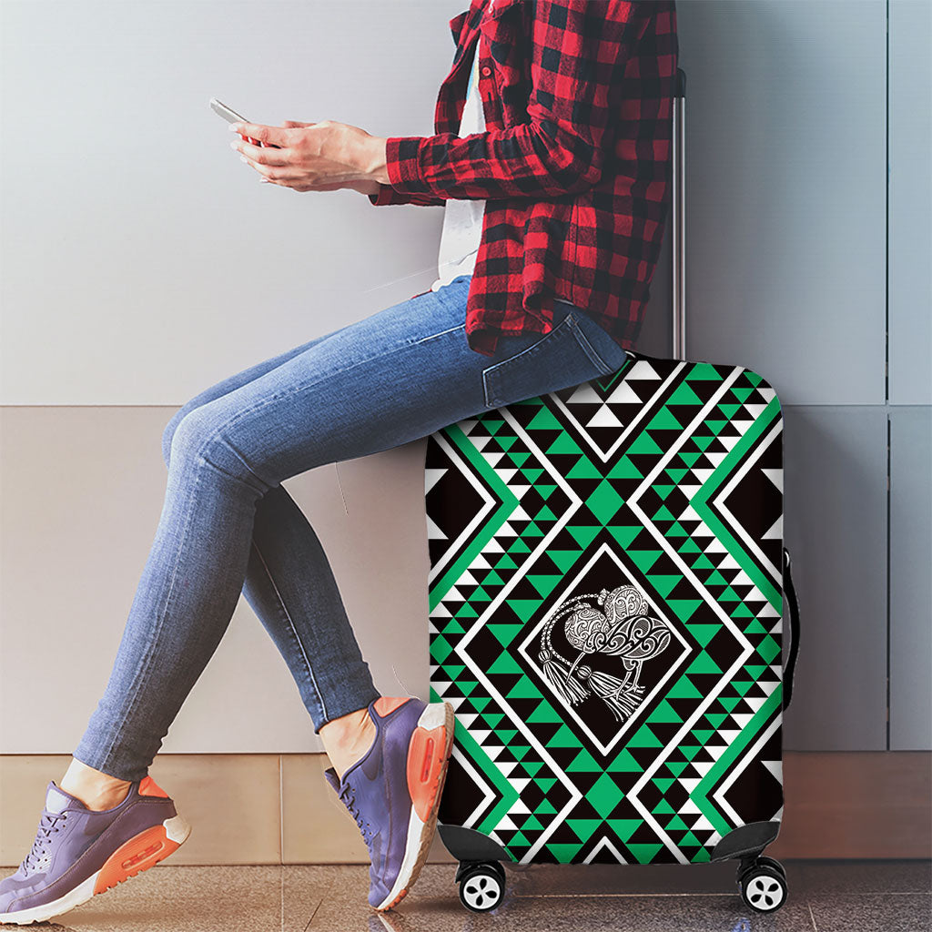New Zealand Kakariki Taniko Motifs Luggage Cover Maori Poi Dance Costume Inspired
