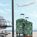 New Zealand Kakariki Taniko Motifs Luggage Cover Maori Poi Dance Costume Inspired