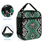 New Zealand Kakariki Taniko Motifs Lunch Bag Maori Poi Dance Costume Inspired