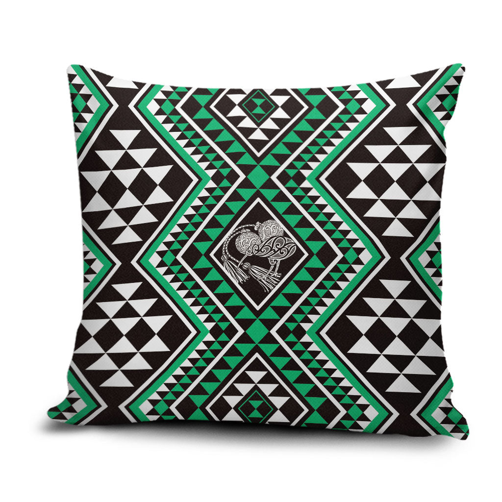 New Zealand Kakariki Taniko Motifs Pillow Cover Maori Poi Dance Costume Inspired