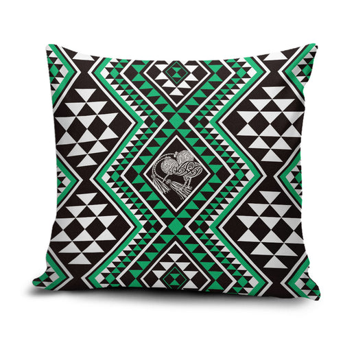 New Zealand Kakariki Taniko Motifs Pillow Cover Maori Poi Dance Costume Inspired
