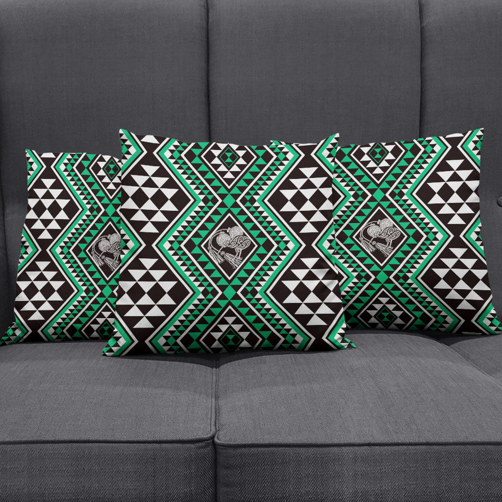 New Zealand Kakariki Taniko Motifs Pillow Cover Maori Poi Dance Costume Inspired
