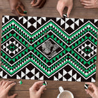 New Zealand Kakariki Taniko Motifs Puzzle Maori Poi Dance Costume Inspired