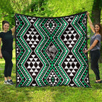 New Zealand Kakariki Taniko Motifs Quilt Maori Poi Dance Costume Inspired