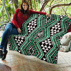 New Zealand Kakariki Taniko Motifs Quilt Maori Poi Dance Costume Inspired