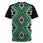 New Zealand Kakariki Taniko Motifs Rugby Jersey Maori Poi Dance Costume Inspired