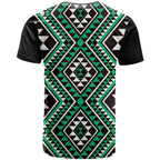 New Zealand Kakariki Taniko Motifs T Shirt Maori Poi Dance Costume Inspired