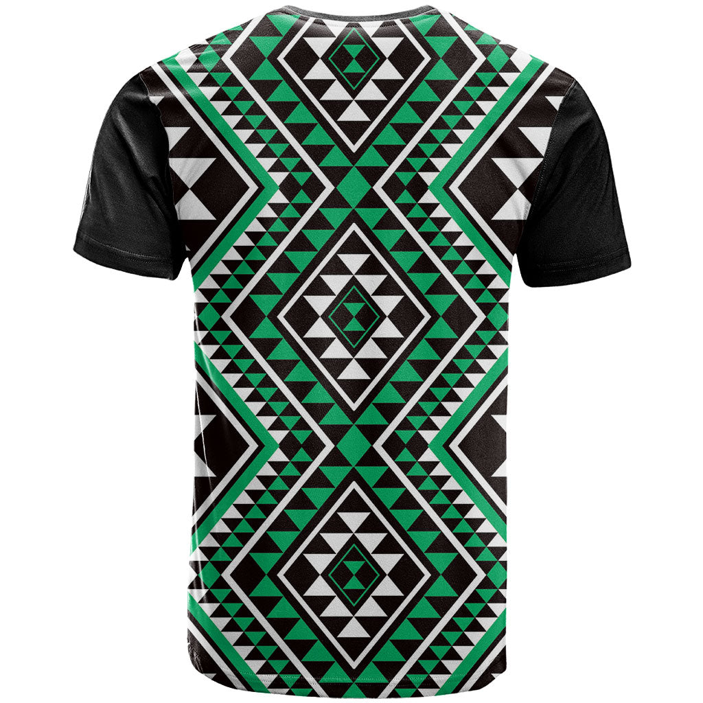 New Zealand Kakariki Taniko Motifs T Shirt Maori Poi Dance Costume Inspired