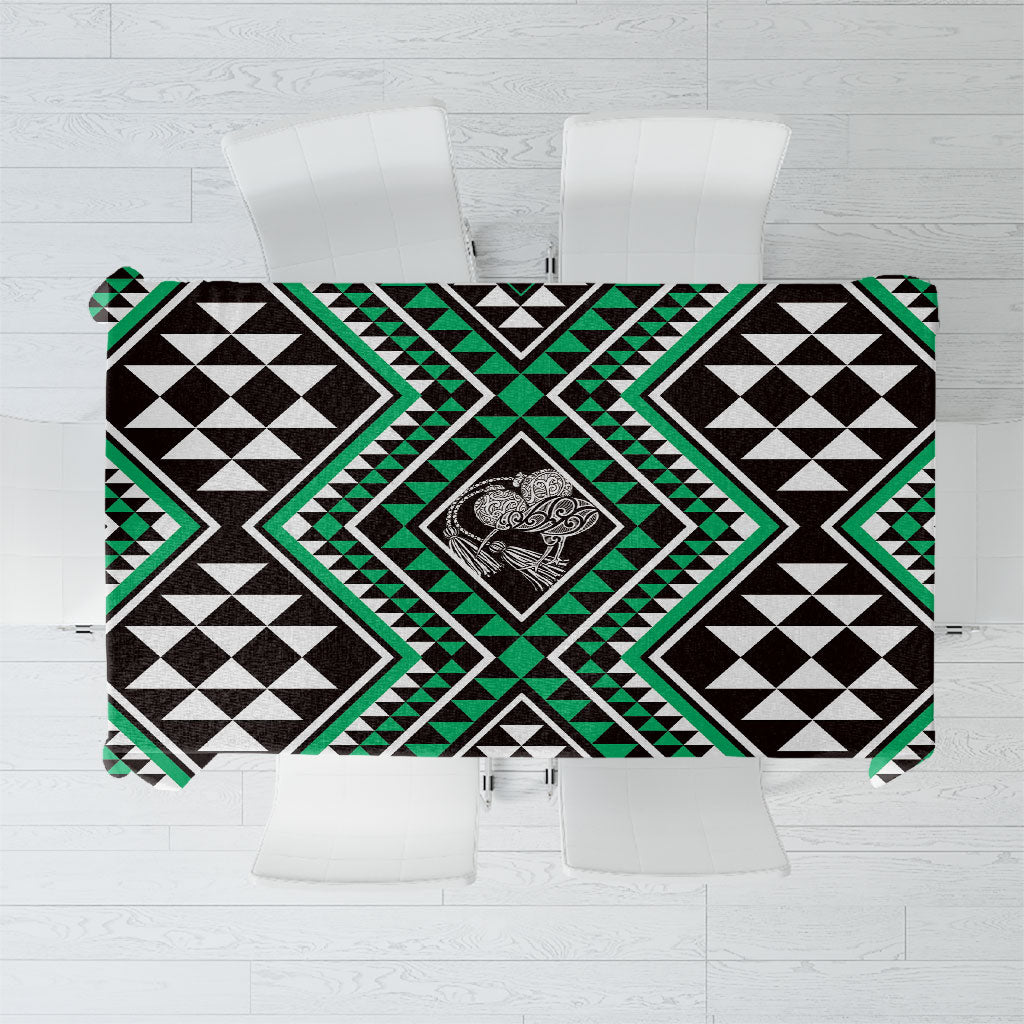 New Zealand Kakariki Taniko Motifs Tablecloth Maori Poi Dance Costume Inspired
