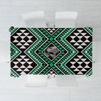 New Zealand Kakariki Taniko Motifs Tablecloth Maori Poi Dance Costume Inspired