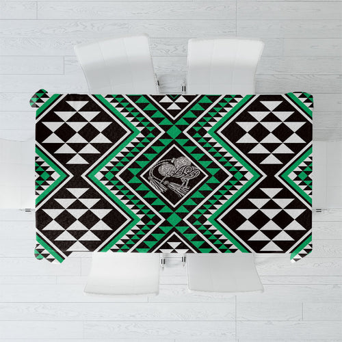 New Zealand Kakariki Taniko Motifs Tablecloth Maori Poi Dance Costume Inspired