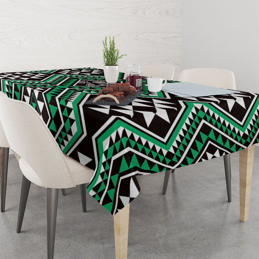 New Zealand Kakariki Taniko Motifs Tablecloth Maori Poi Dance Costume Inspired