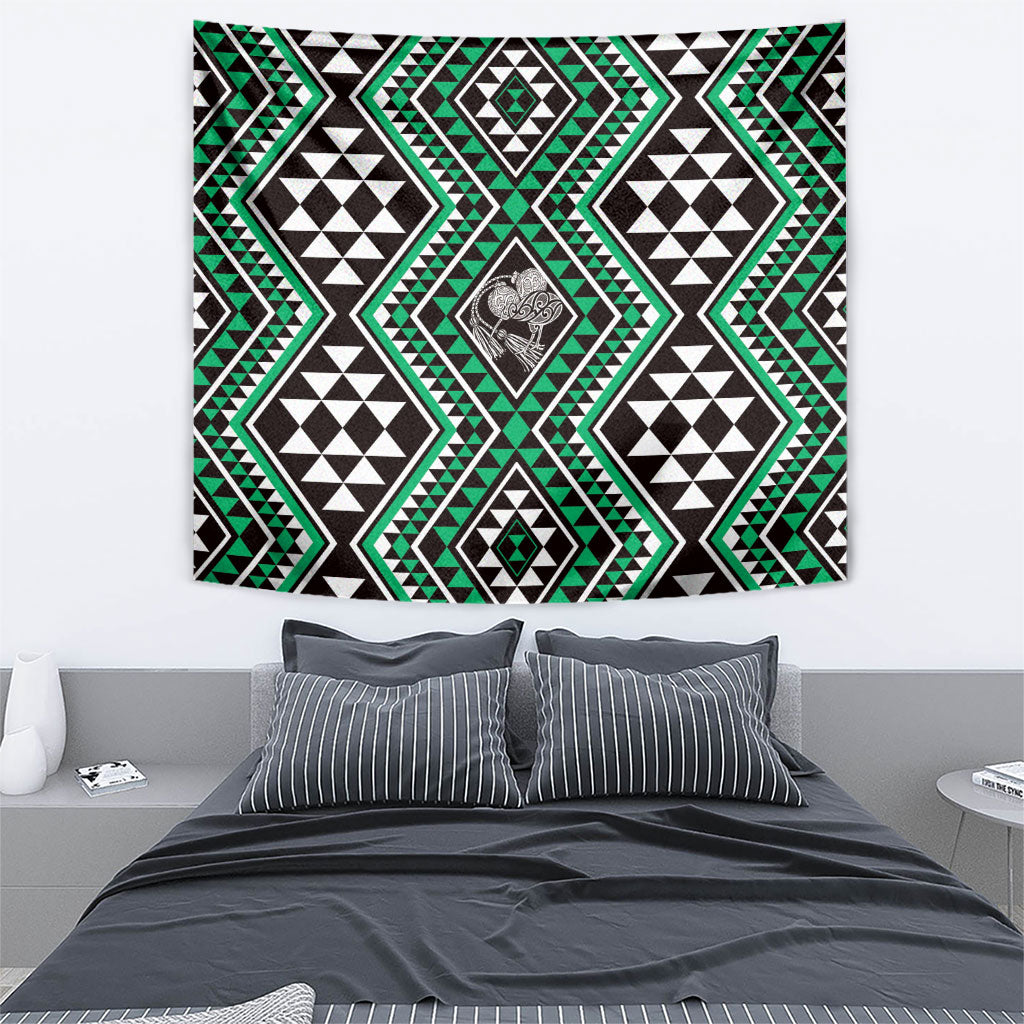 New Zealand Kakariki Taniko Motifs Tapestry Maori Poi Dance Costume Inspired