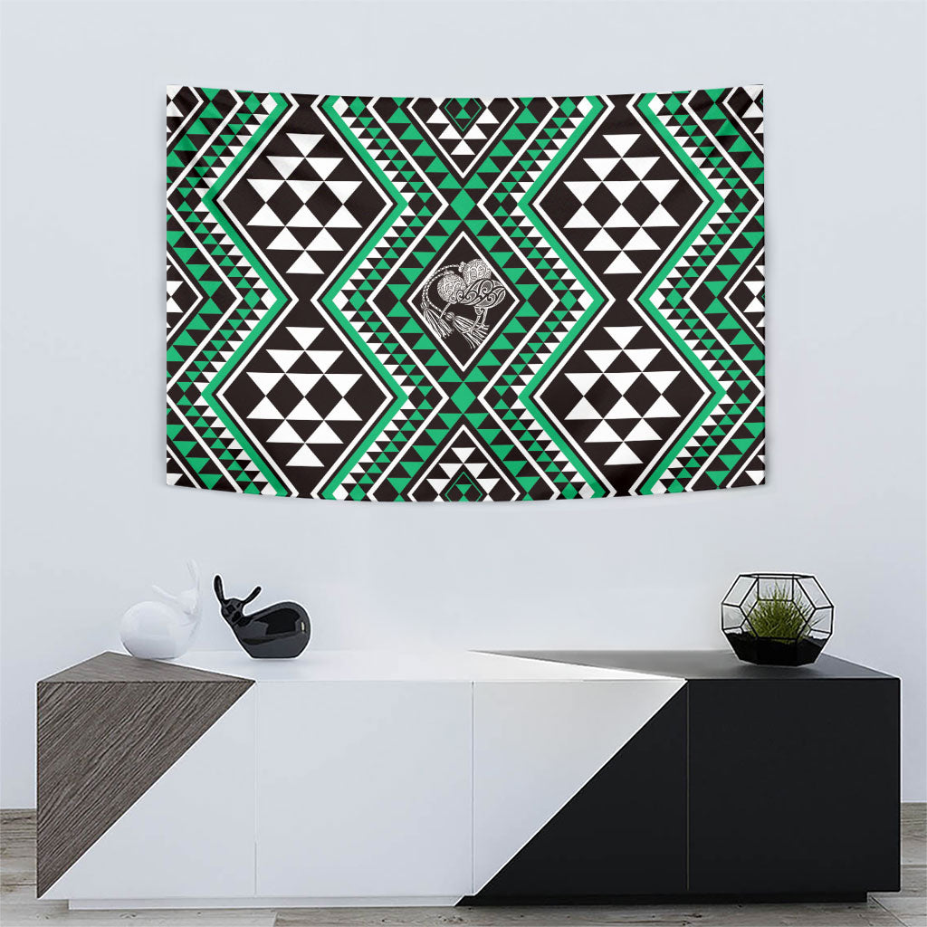 New Zealand Kakariki Taniko Motifs Tapestry Maori Poi Dance Costume Inspired