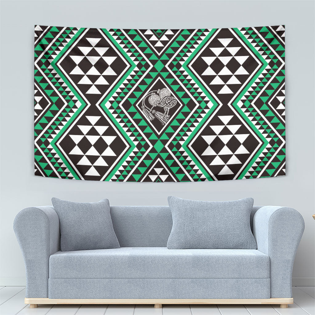 New Zealand Kakariki Taniko Motifs Tapestry Maori Poi Dance Costume Inspired