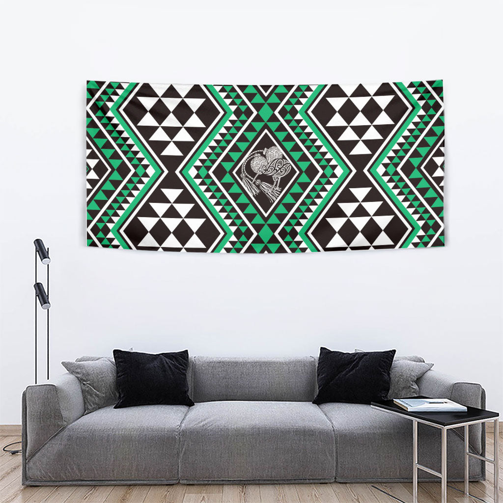 New Zealand Kakariki Taniko Motifs Tapestry Maori Poi Dance Costume Inspired