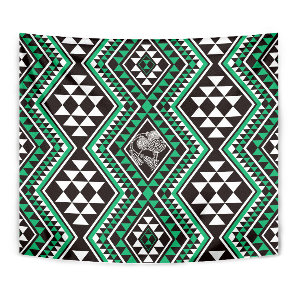 New Zealand Kakariki Taniko Motifs Tapestry Maori Poi Dance Costume Inspired