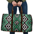 New Zealand Kakariki Taniko Motifs Travel Bag Maori Poi Dance Costume Inspired