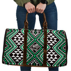 New Zealand Kakariki Taniko Motifs Travel Bag Maori Poi Dance Costume Inspired
