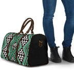 New Zealand Kakariki Taniko Motifs Travel Bag Maori Poi Dance Costume Inspired