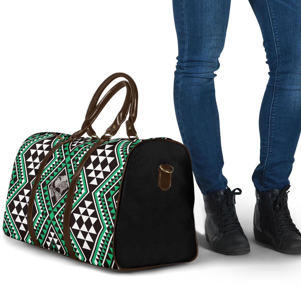 New Zealand Kakariki Taniko Motifs Travel Bag Maori Poi Dance Costume Inspired