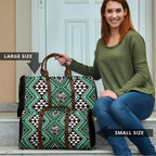 New Zealand Kakariki Taniko Motifs Travel Bag Maori Poi Dance Costume Inspired