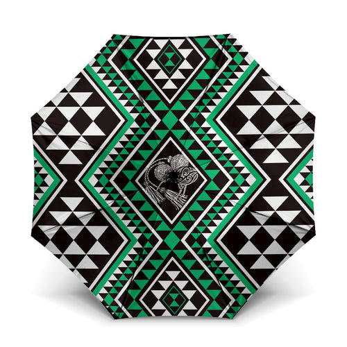 New Zealand Kakariki Taniko Motifs Umbrella Maori Poi Dance Costume Inspired