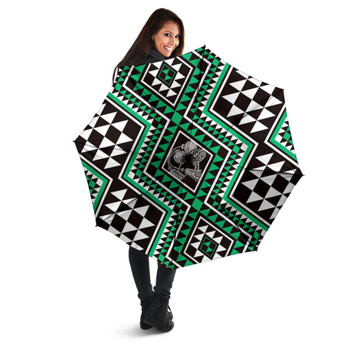 New Zealand Kakariki Taniko Motifs Umbrella Maori Poi Dance Costume Inspired
