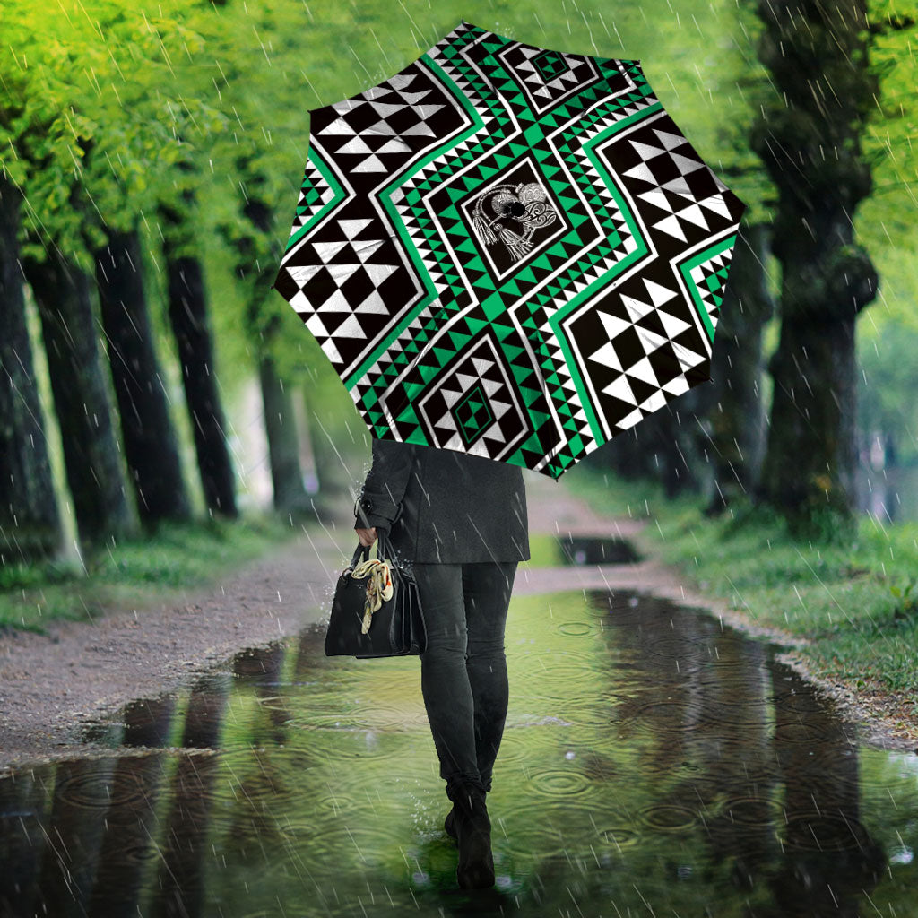 New Zealand Kakariki Taniko Motifs Umbrella Maori Poi Dance Costume Inspired
